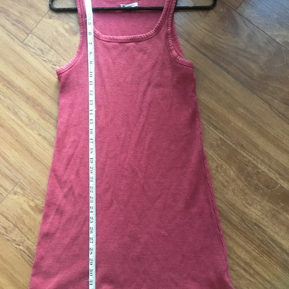 AE Waffle Scoop Neck Bodycon Mini Dress - Picture 4 of 5